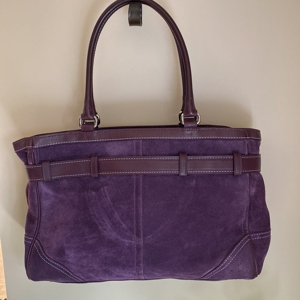Excellent Vintage Coach Suede bag - Picture 2 of 15
